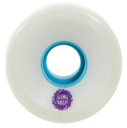 Santa Cruz OG Slime Balls Skateboard Wheels White, Purple 60MM 78A