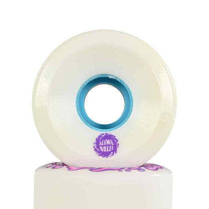 Santa Cruz OG Slime Balls Skateboard Wheels White, Purple 60MM 78A