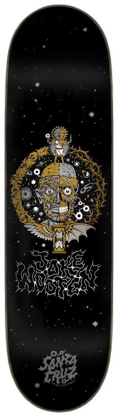 Santa Cruz Jake Wooten Pro Crest VX Skateboard Deck 8.5"