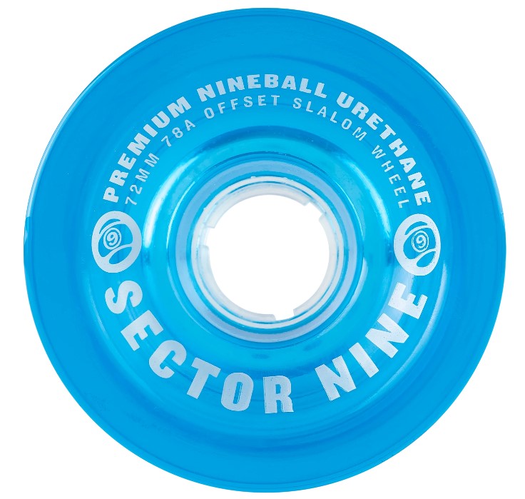 Sector 9 Nineballs Skateboard Wheels Blue 72MM 78A
