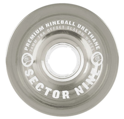 Sector 9 Nineballs Skateboard Wheels Grey Smoke 74MM 78A