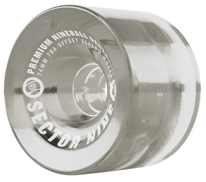 Sector 9 Nineballs Skateboard Wheels Grey Smoke 74MM 78A