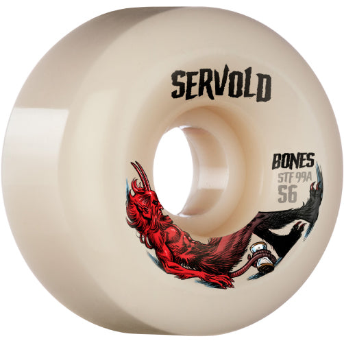 Bones STF Dakota Servold Trapped V6 Wide-cut Wheels 56MM 99A