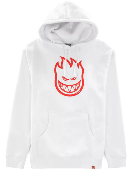 Spitfire BigHead White with Red Hooded Sweatshirt