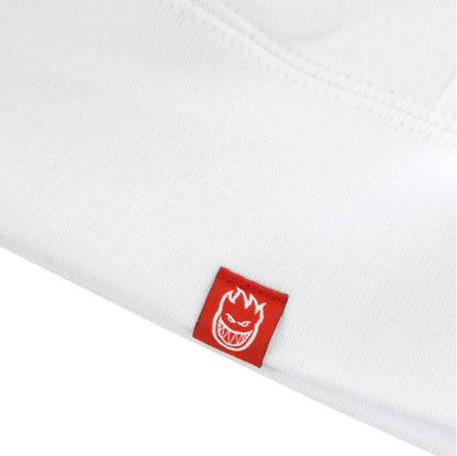 Spitfire BigHead White with Red Hooded Sweatshirt