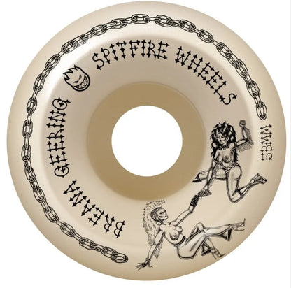 Spitfire Breana Geering Pro Formula Four Conical Full Skateboard Wheels Naturaal 53MM 99D