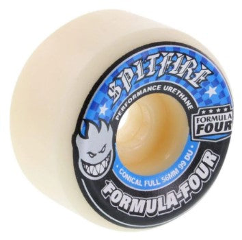 Spitfire Formula Four Conical Full Blue, Black Wheels 56MM 99D skateboard wheels