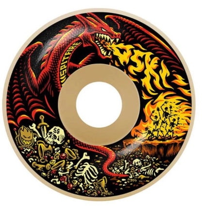 Spitfire Formula Four Radial Oski Scorched Wheels 57MM 99D skateboard wheels