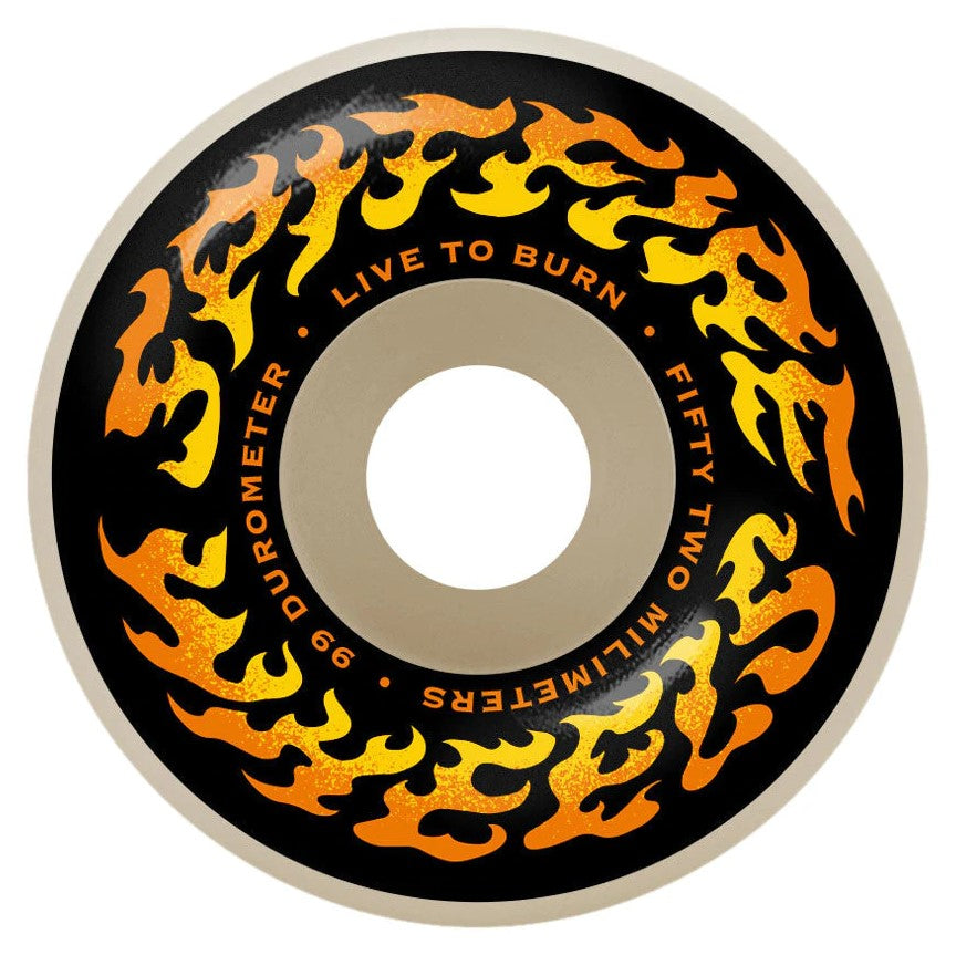 Spitfire Classic Torched Script Wheels 52MM 99D