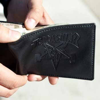 Thrasher Skategoat Black Leather Wallet