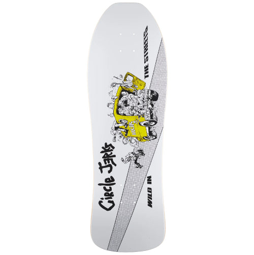Baker X Circle Jerks Tyson Peterson Wild in the Streets Shaped Skateboard Deck 10.0"