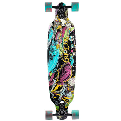 Sector 9 Fractal Battle Sidewinder Longboard Complete 36"