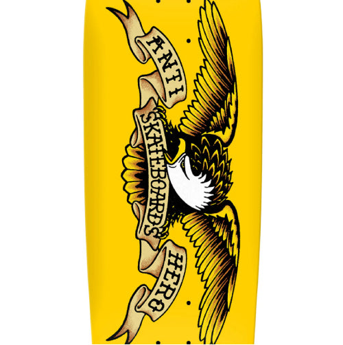 Antihero Team Shaped Beach Bum Skateboard Deck 9.55"