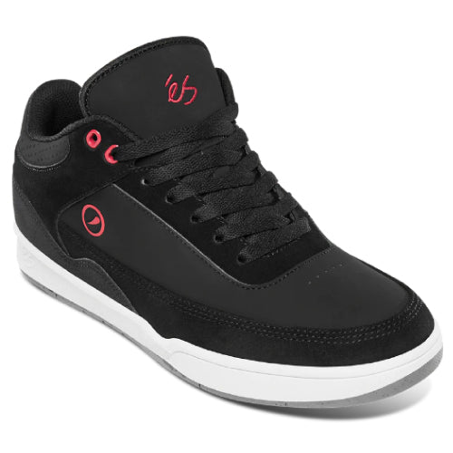 eS Stylus Mid Black Skate Shoe