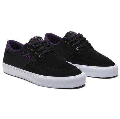 Lakai Riley 3 Skate Shoe - Black/Purple