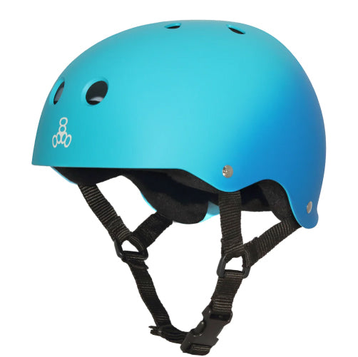 Triple Eight Sweatsaver Helmet - Blue Fade Rubber