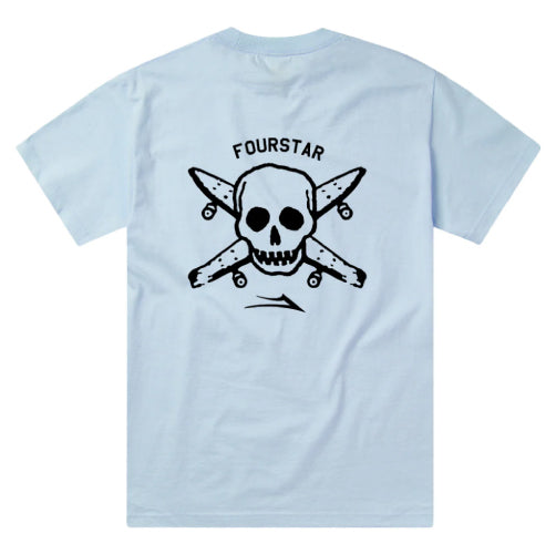 Lakai X Fourstar Street Pirate Tee - Light Blue