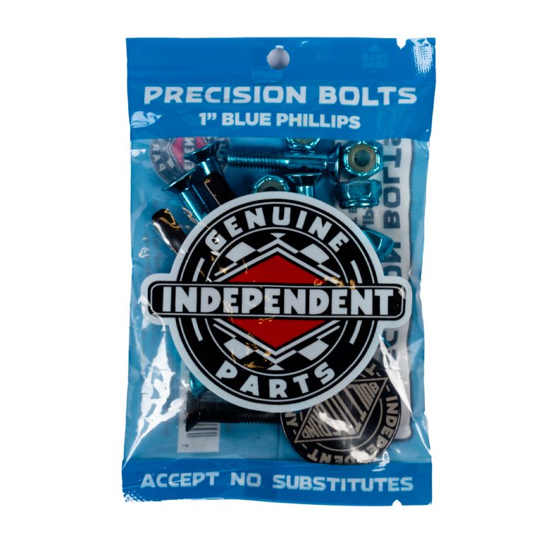 Independent Phillips Precision Bolts Hardware Blue, Black with Tool 1"