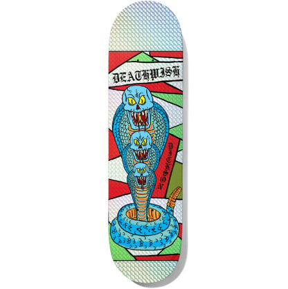 Deathwish Jon Dickson Cobra La La La Holographic Skateboard Deck 8.25"