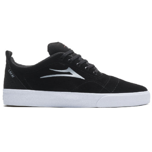 Lakai Bristol Black, Grey Suede Skate Shoe