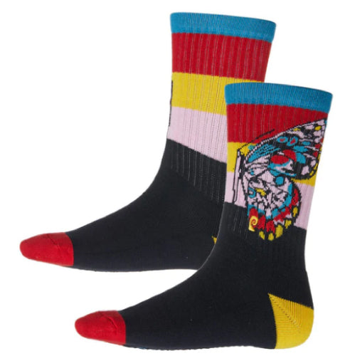 Psockadelic Butter Crew Socks