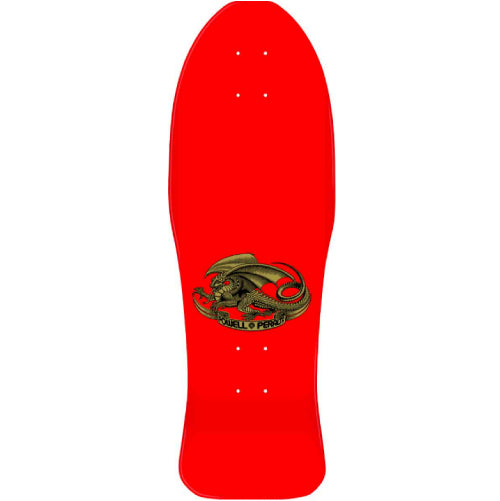 Powell Peralta Steve Caballero Chinese Dragon Red, Silver Reissue Skateboard Deck 10"