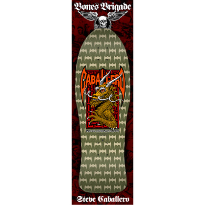 LIMITED Powell Peralta Bones Brigade Series 13 STEVE CABALLERO Dragon & Bats Green Deck