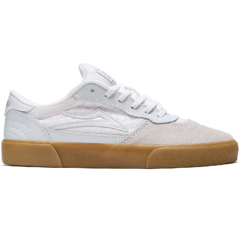 Lakai Cambridge White, Gum Suede Skate Shoe