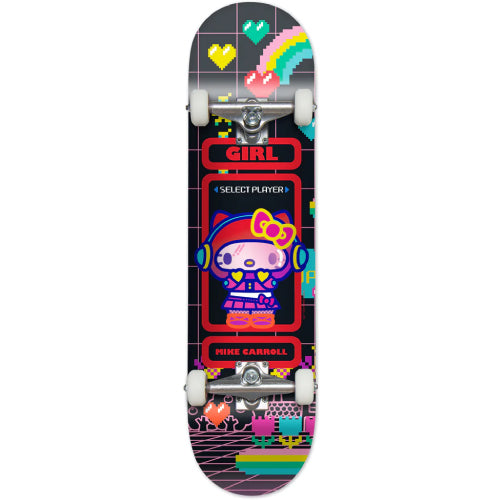 Girl X Sanrio Mike Carroll Kawaii Arcade Complete Skateboard 8.0"