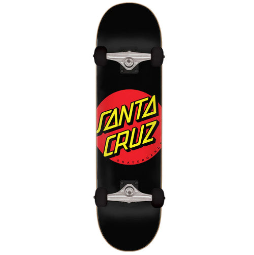Santa Cruz Classic Dot Complete Skateboard Black 8.0"