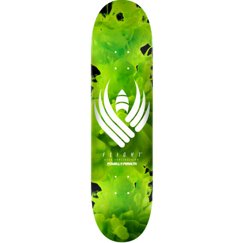 Powell Peralta Color Burst Flight Skateboard Deck Lime 8.5"