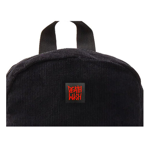 Deathwish Deathstack Black Corduroy Backpack