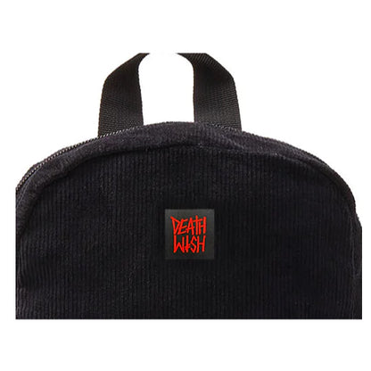 Deathwish Deathstack Black Corduroy Backpack