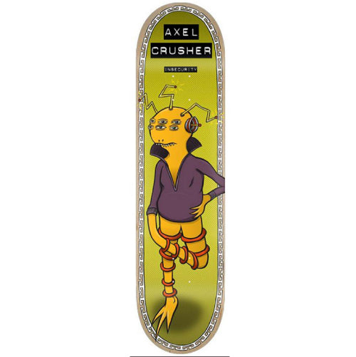 Toy Machine Axel Crusher Insecurity Skateboard Deck 8.5"