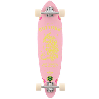 Dusters Culture Longboard Pintail Complete Pink 33"