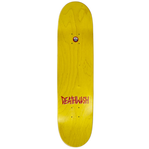 Deathwish Deathspray Logo Black, Red Skateboard Deck 8.5"