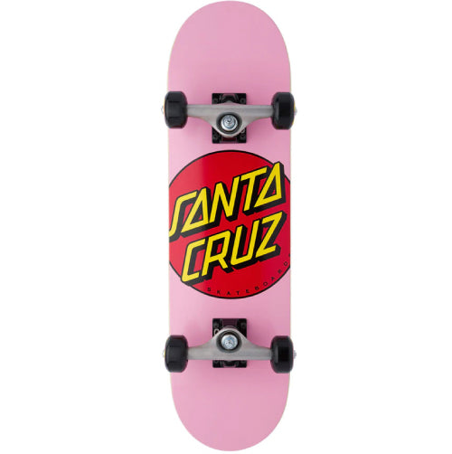 Santa Cruz Classic Dot Complete Skateboard Pink 7.5"