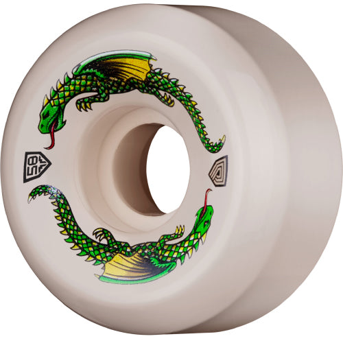 Powell Peralta Rat Bones II Dragon Formula Skateboard Wheels White 58MM 93A