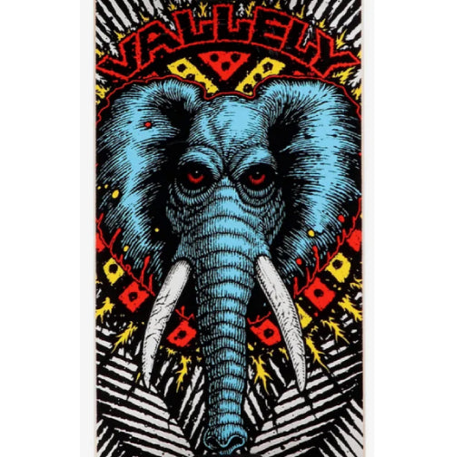 Powell Peralta Vallely Elephant Complete Skateboard White 8.0