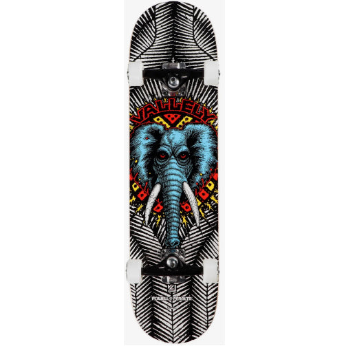 Powell Peralta Vallely Elephant Complete Skateboard White 8.0"