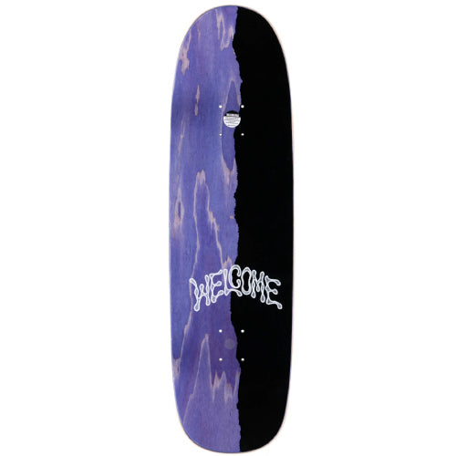 Welcome Twenty Eyes on Boline Teal Skateboard Deck 9.25"