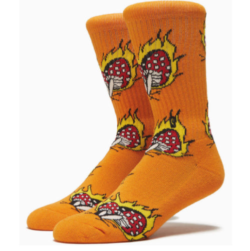 Psockadelic Flame Shroom Crew Socks