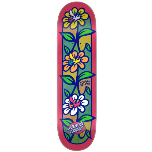 Santa Cruz Fabiana Delfino Flower Crew VX Skateboard Deck 8.25"