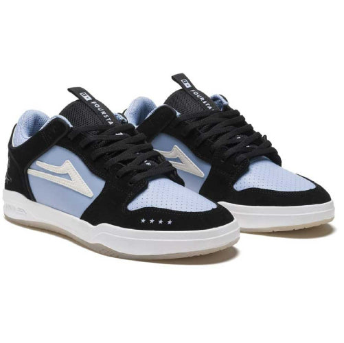 Lakai X Fourstar Telford Low Skate Shoe - Light Blue/Black