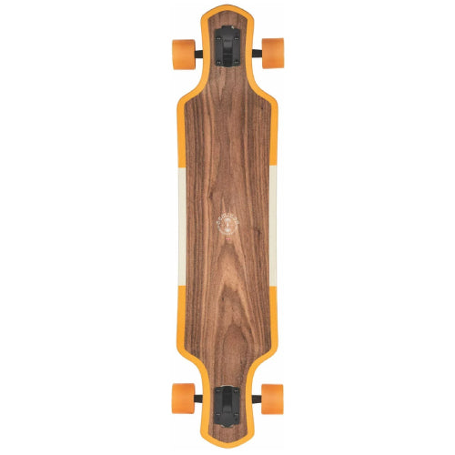 Globe Geminon Rock Cut Away Longboard Complete Walnut/Monstera 40"