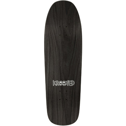 Krooked Mark Gonzales Sweatpants Foil Shaped Skateboard Deck 9.81"