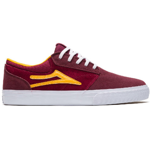 Lakai Griffin Burgundy, Cardinal Suede Skate Shoe