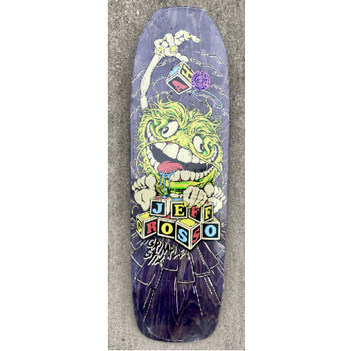 Antihero Jeff Grosso Grimple Stix Guest Skateboard Deck Purple Veneer 9.0"
