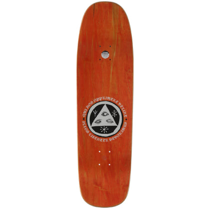 Welcome Haunted Horse on Golem Shaped Skateboard Deck 9.25"