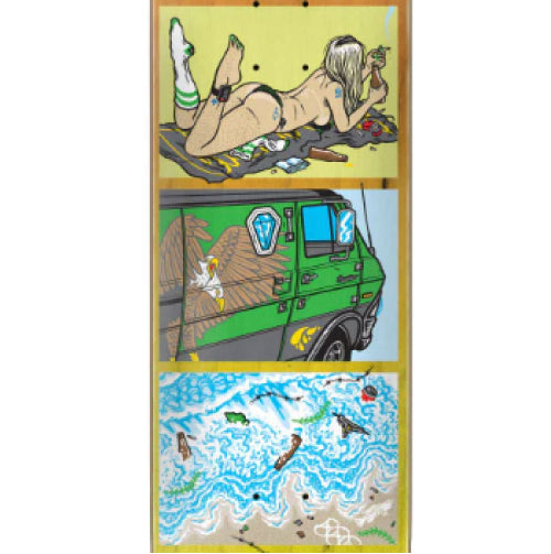Creature Collin Provost Hesh Coast Skateboard Deck 8.47"